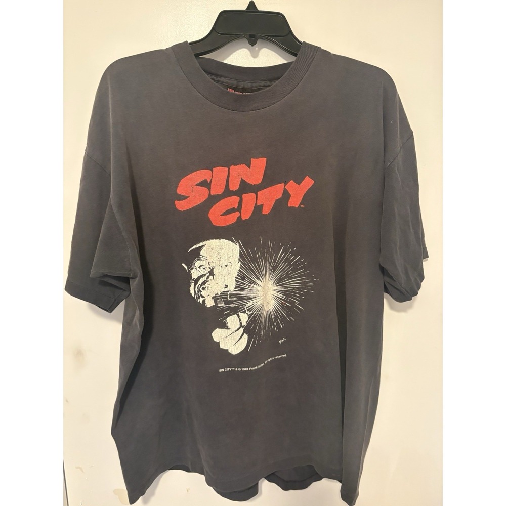 Vintage 1993 Sin City Marv Rare T Shirt Mens Size XL Frank Miller Promo Comic